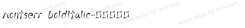 montserr boldltalic字体转换